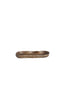Dish 34,5x14x4 cm BUGABA wood antique brown