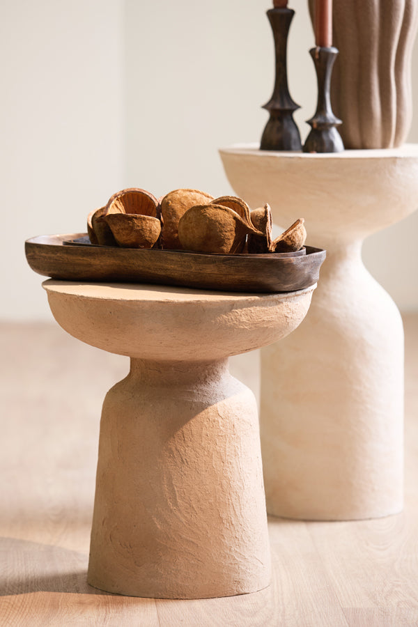Dish 45x17,5x5 cm BUGABA wood antique brown