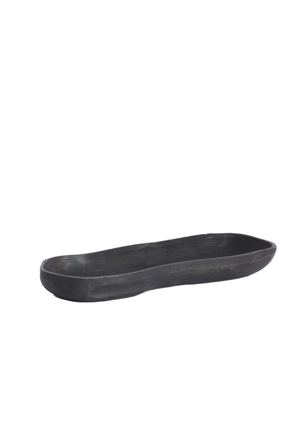 Dish 45x17,5x5 cm BUGABA wood antique dark brown