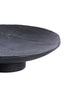 Dish on base 22x5,5 cm YAVIZA wood antique dark brown