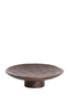 Dish on base 27x7,5 cm YAVIZA wood antique light brown