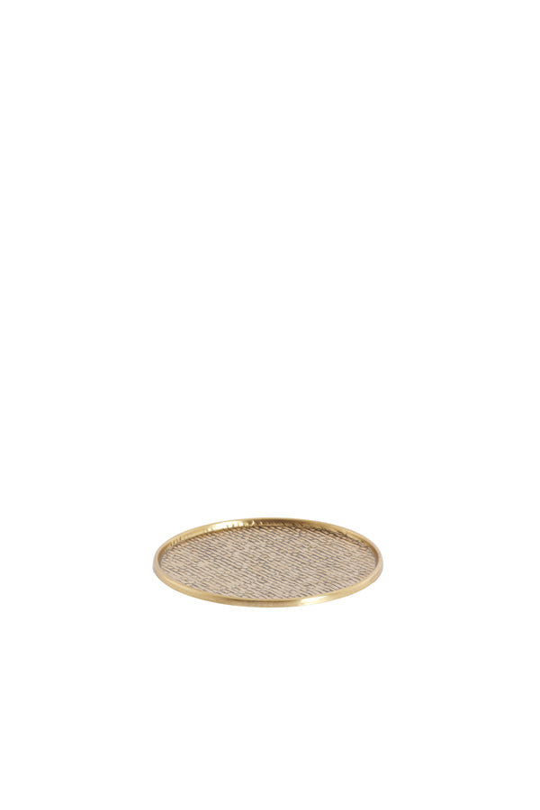 Dish 22x1 cm MANAROLA antique bronze