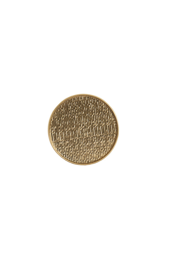 Dish 22x1 cm MANAROLA antique bronze