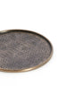 Dish 22x1 cm MANAROLA dark brown-bronze