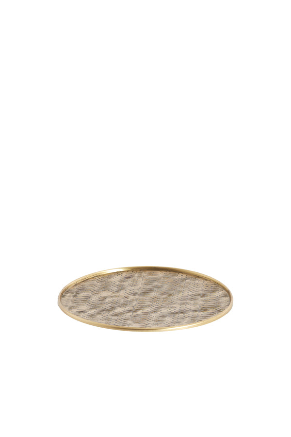 Dish 32x1 cm MANAROLA antique bronze