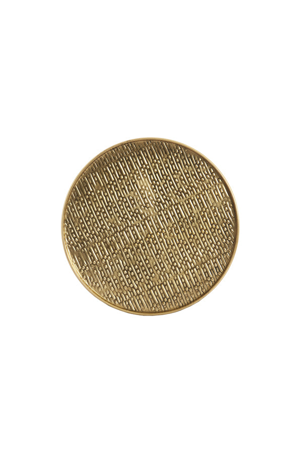 Dish 32x1 cm MANAROLA antique bronze