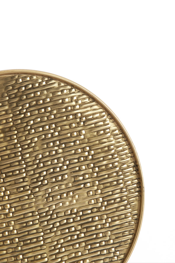 Dish 32x1 cm MANAROLA antique bronze