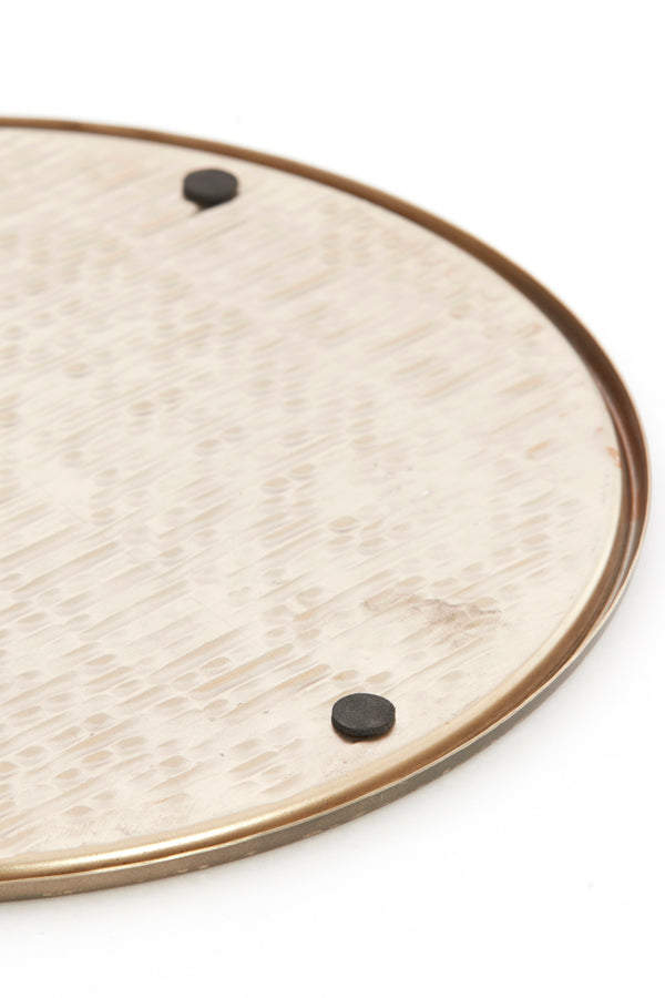 Dish 32x1 cm MANAROLA dark brown-bronze