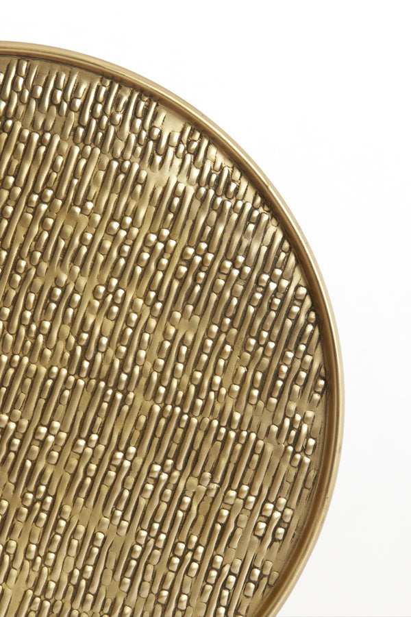 Dish 38x1 cm MANAROLA antique bronze