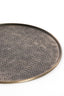 Dish 38x1 cm MANAROLA dark brown-bronze