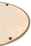 Dish 38x1 cm MANAROLA dark brown-bronze