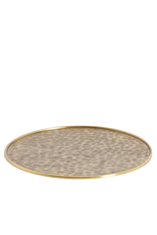 Dish 51x1 cm MANAROLA antique bronze