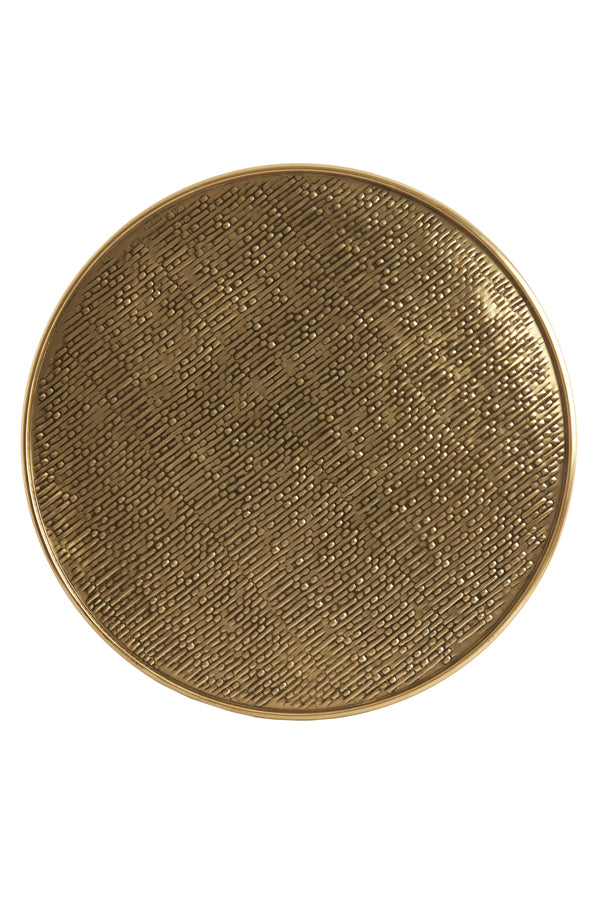 Dish 51x1 cm MANAROLA antique bronze