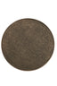 Dish 51x1 cm MANAROLA dark brown-bronze