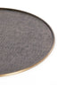 Dish 51x1 cm MANAROLA dark brown-bronze