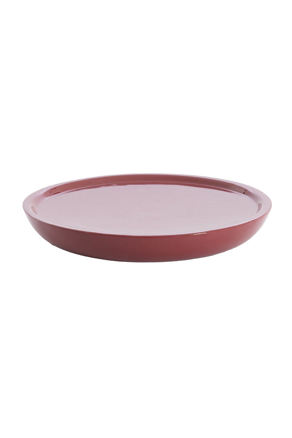 Dish 42x5 cm ADA shiny burgundy