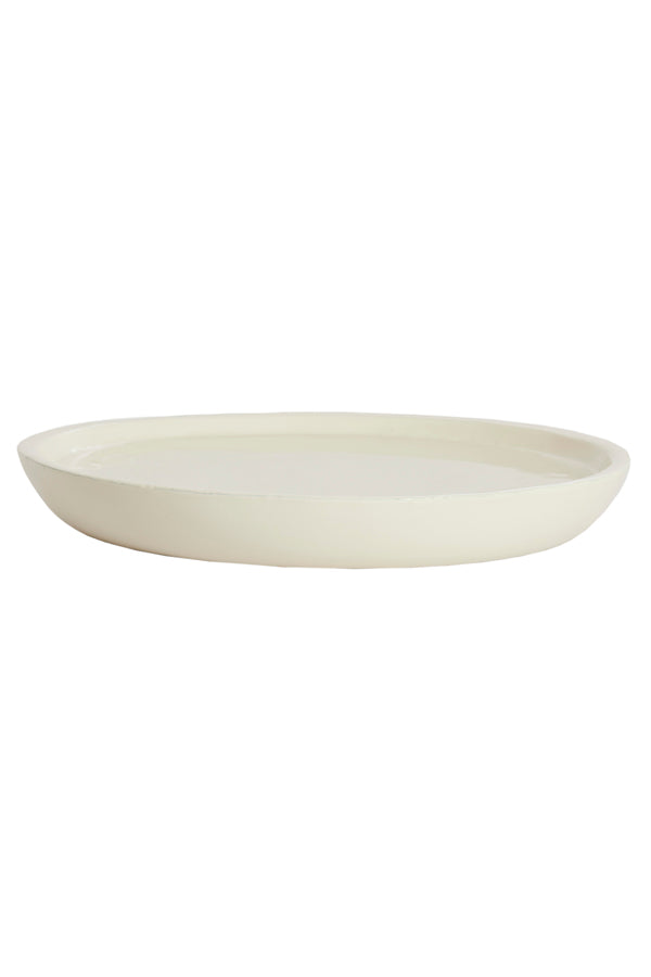 Dish 42x5 cm ADA shiny cream