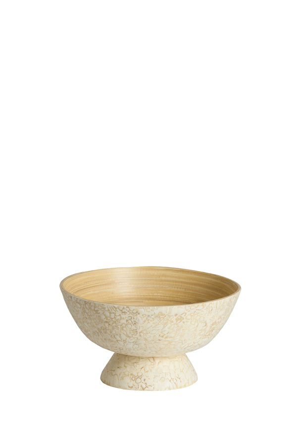 Dish 23x13,5 cm GRACIO bamboo natural+cream