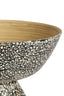 Dish 30x15 cm GRACIO bamboo natural+black-cream