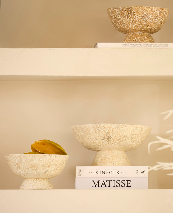 Dish 30x15 cm GRACIO bamboo natural+cream