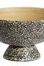 Dish 36x20,5 cm GRACIO bamboo natural+black-cream