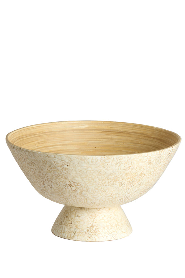 Dish 36x20,5 cm GRACIO bamboo natural+cream