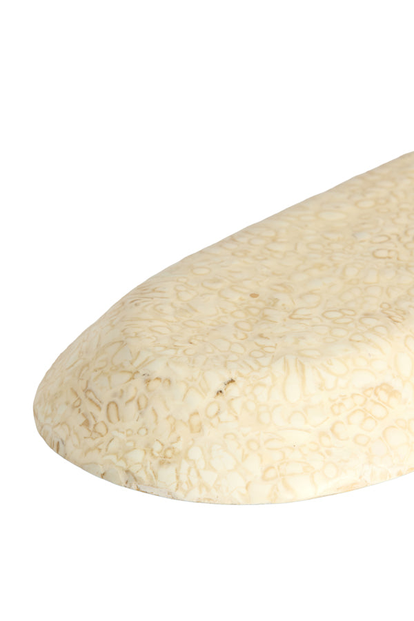 Dish 46x15x4 cm CARMONA bamboo natural+cream