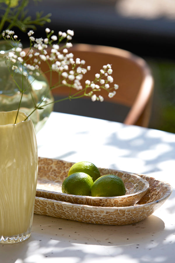 Dish 46x15x4 cm CARMONA bamboo natural