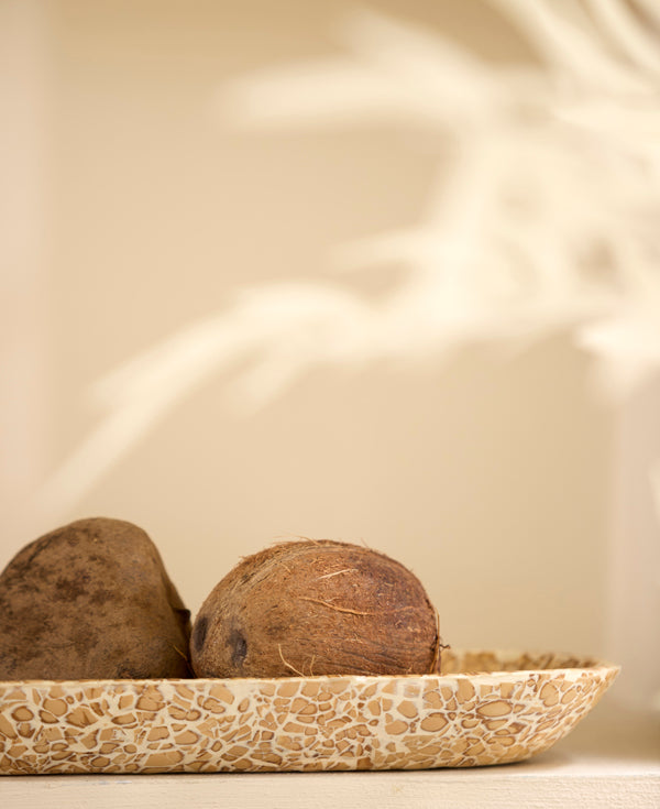 Dish 46x15x4 cm CARMONA bamboo natural