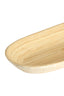 Dish 52x18x4 cm CARMONA bamboo natural+cream