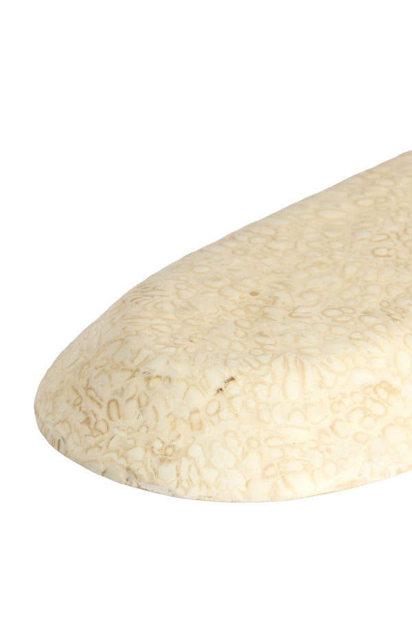 Dish 52x18x4 cm CARMONA bamboo natural+cream