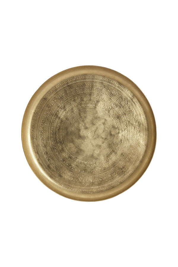 Dish 40,5x3 cm KROSNA gold