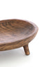 Dish on base 34,5x25,5x10 cm AILA mango wood antique brown