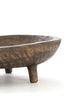Dish on base 45x34x10 cm AILA mango wood antique brown