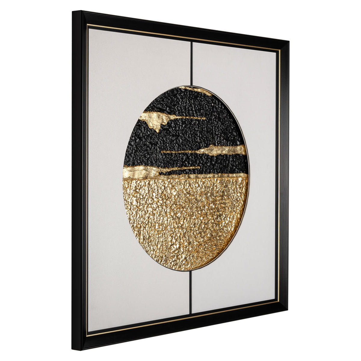 Wall art Moon black/gold
