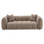 Sofa Hogan mocca chunky 3-seater fire retardant