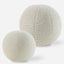 Capra Ball Sheepskin Pillows, Set of 2