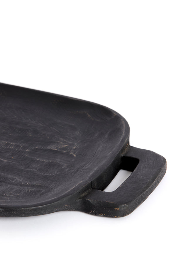 Chopping board 40x25x3 cm IRSINA mango wood black