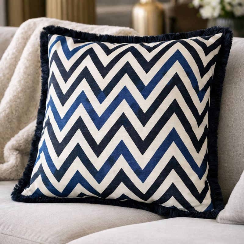 Malini Soma Navy Cushion