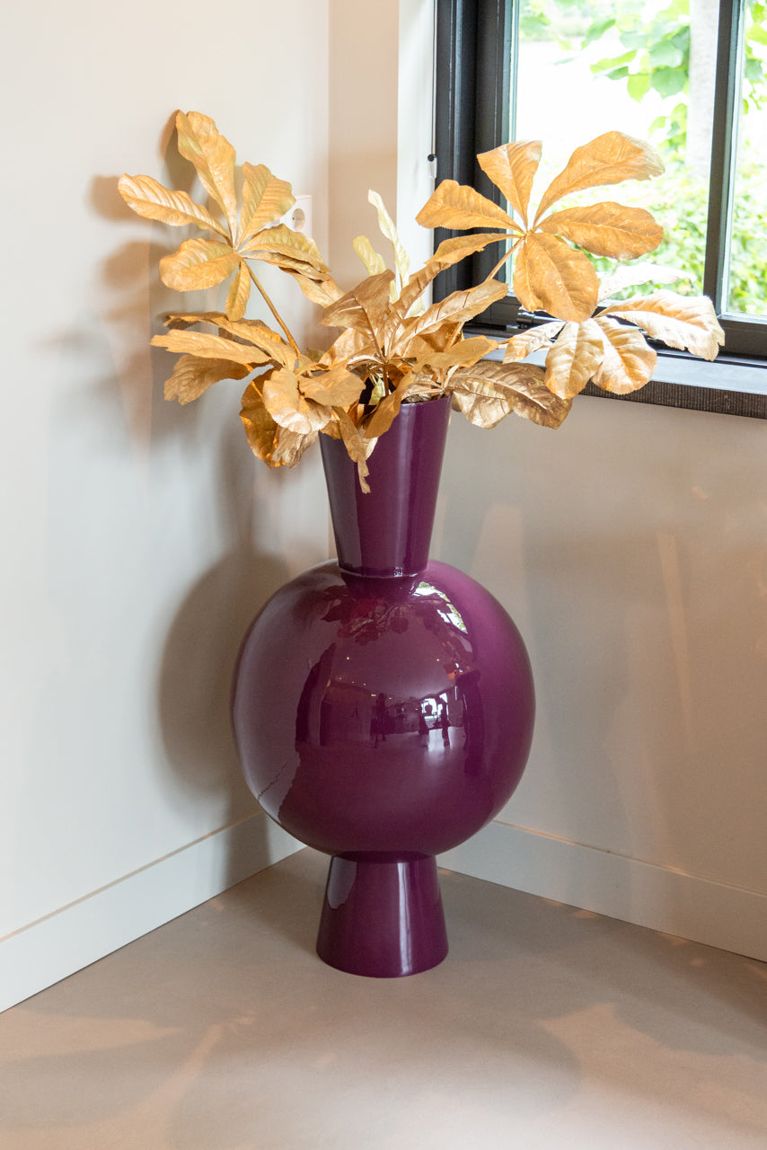 Vase Avine burgundy