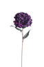 Artificial flower 72x18x18 cm HORTENSIA dark purple