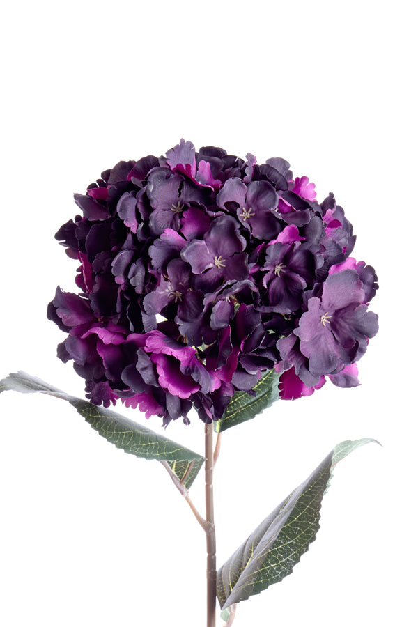 Artificial flower 72x18x18 cm HORTENSIA dark purple