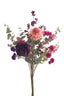 Artificial flower 72x18x18 cm HORTENSIA dark purple