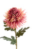 Artificial flower 91x18x10 cm CHRYSANTHEME eggplant
