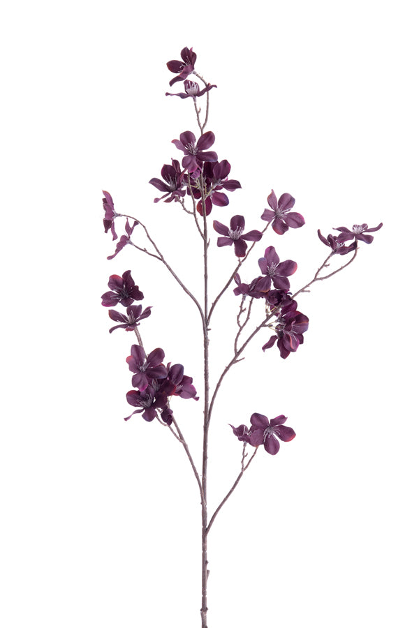 Artificial flower 107x20x5 cm YINGHUA eggplant