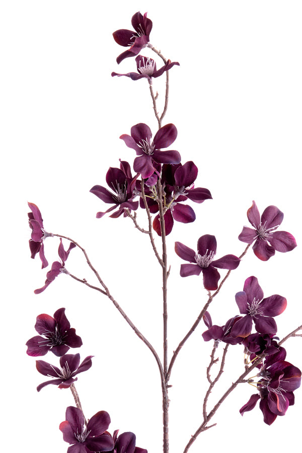 Artificial flower 107x20x5 cm YINGHUA eggplant