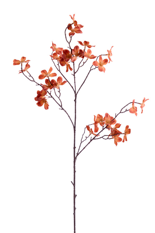 Artificial flower 107x20x5 cm YINGHUA orange-brown