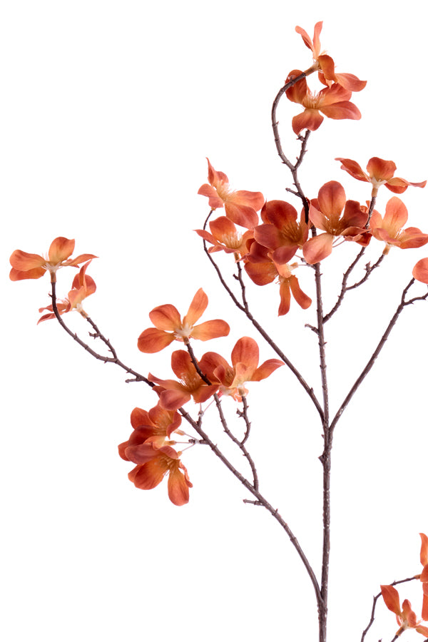 Artificial flower 107x20x5 cm YINGHUA orange-brown