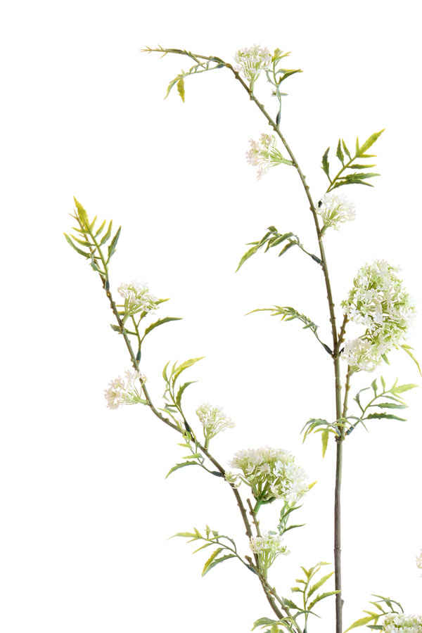 Artificial flower 110x20x5 cm GYPSOFILA cream+green