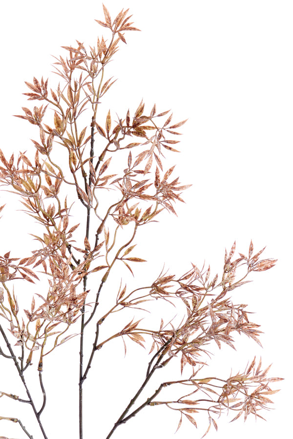 Artificial flower 88x15x15 cm NANDINA brown+red